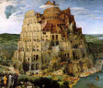 The Tower of Babel, a symbol of defiance against the Creator.
