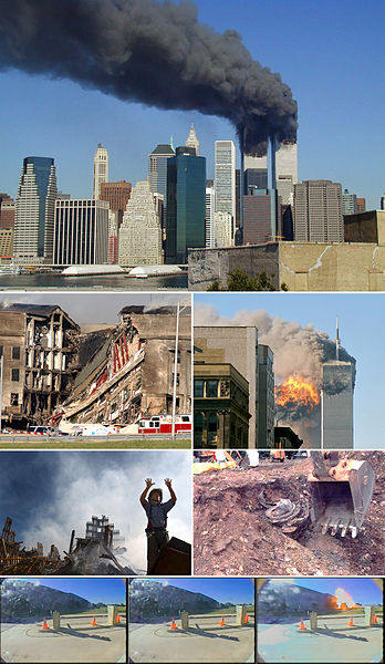 Twin Towers fall --- sign of fall and rise of "Two Witnesses" of Rev. 11:11.